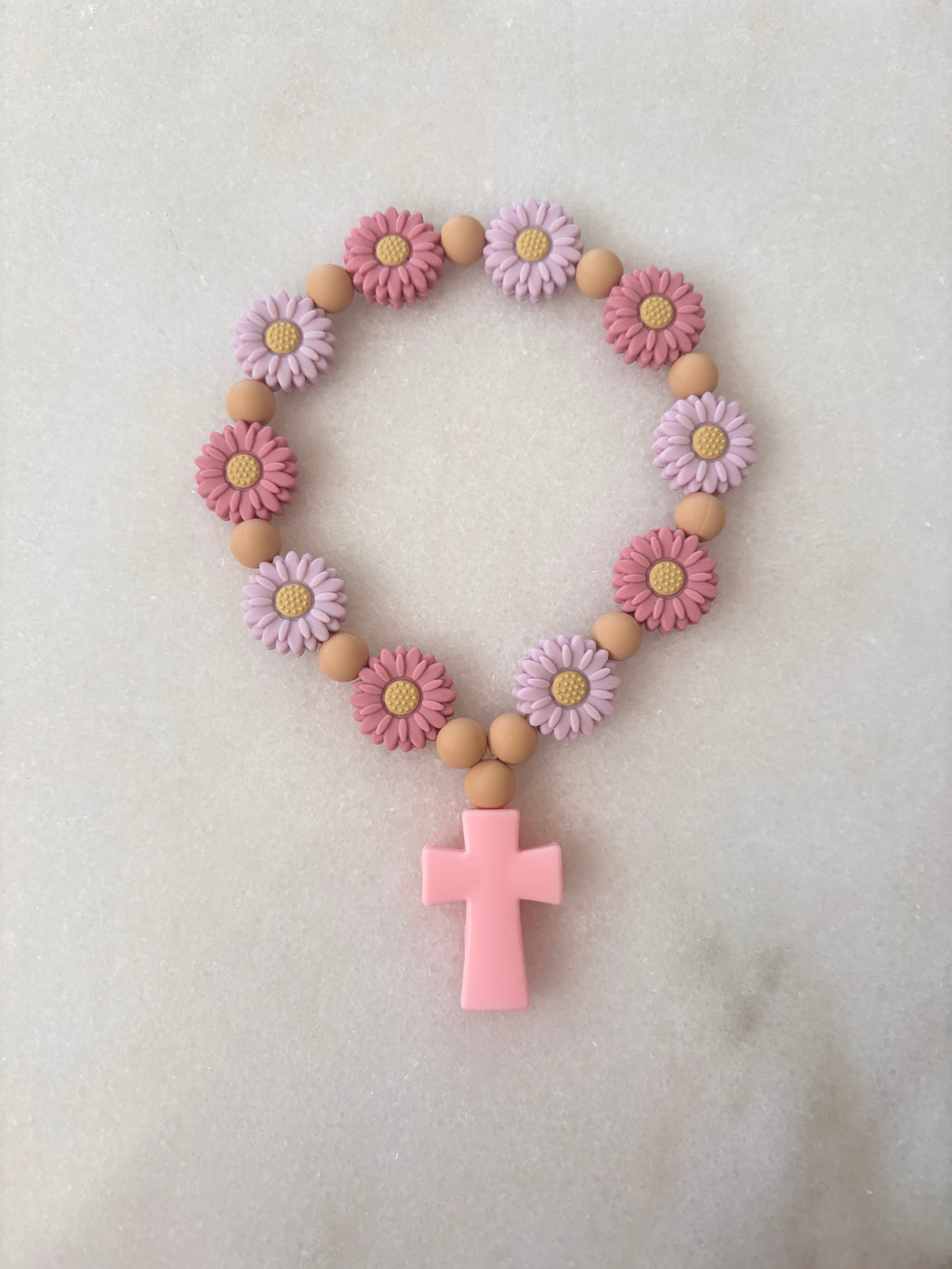 Decenario de flores de silicón Rosa Tierra