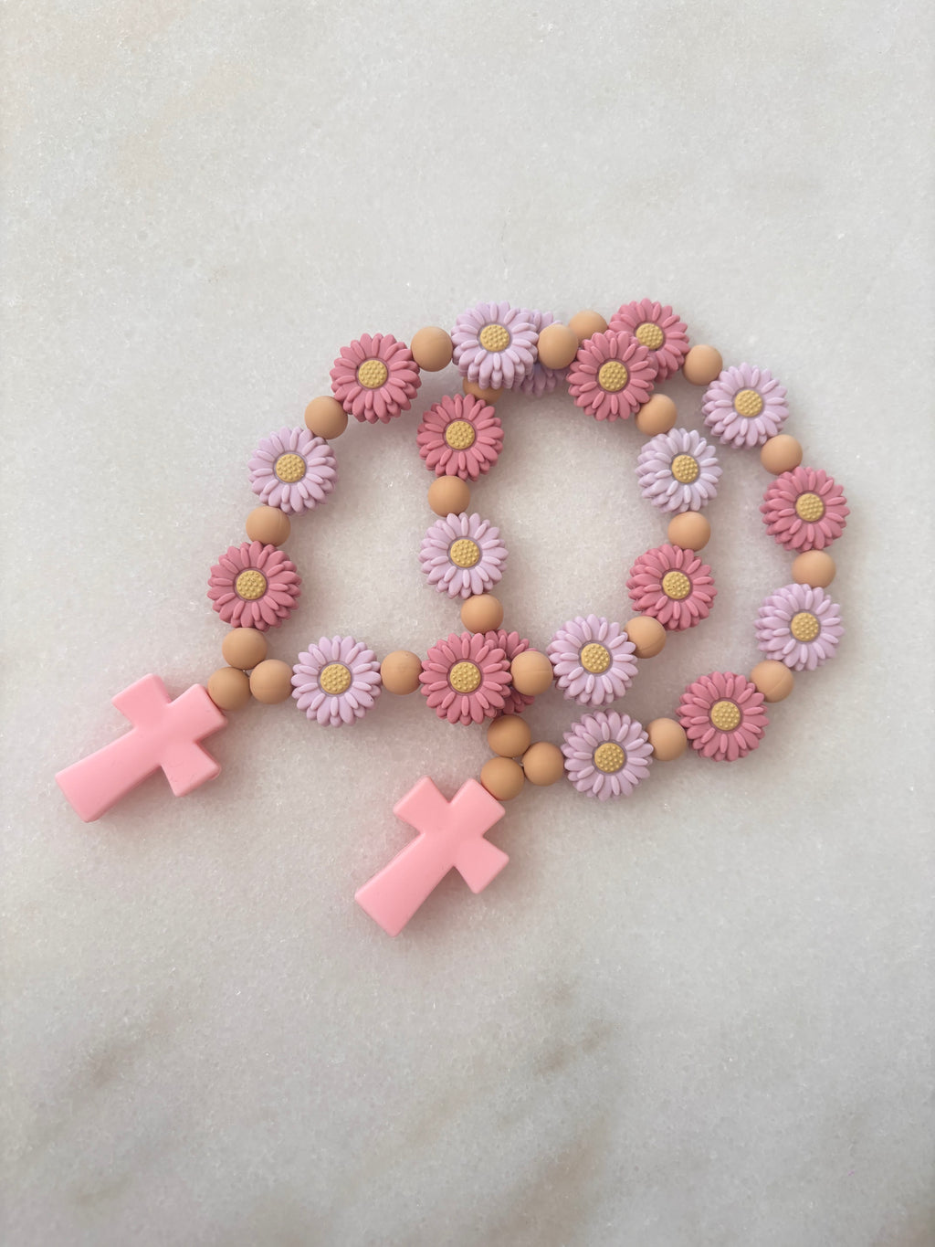 Decenario de flores de silicón Rosa Tierra