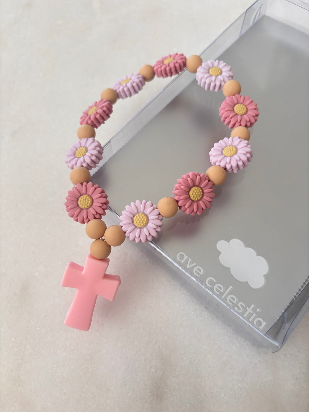 Decenario de flores de silicón Rosa Tierra